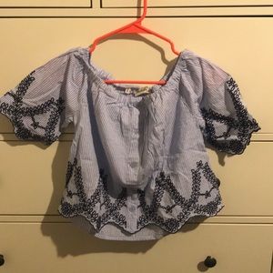 Off the shoulder top